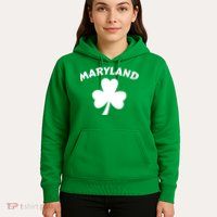 Irish Maryland Clover Hoodie