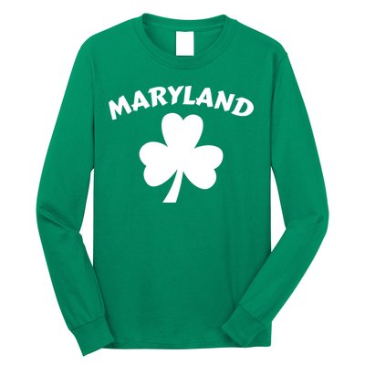 Irish Maryland Clover Long Sleeve Shirt
