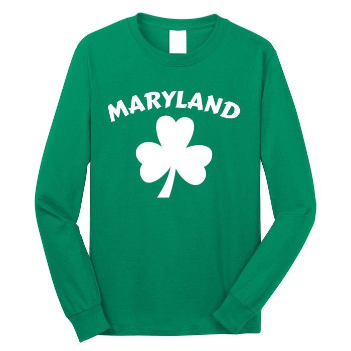 Irish Maryland Clover Long Sleeve Shirt