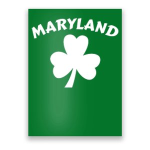 Irish Maryland Clover Poster