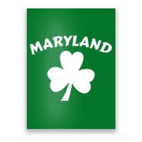 Irish Maryland Clover Poster