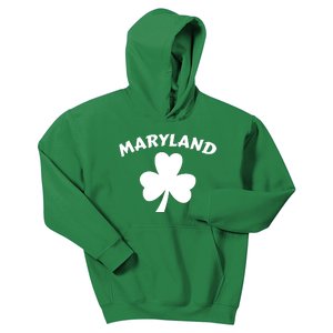 Irish Maryland Clover Kids Hoodie