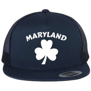 Irish Maryland Clover Flat Bill Trucker Hat