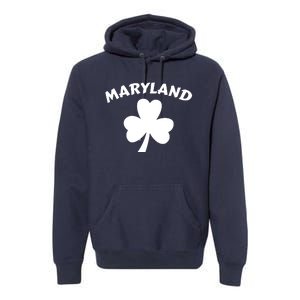 Irish Maryland Clover Premium Hoodie