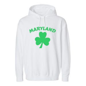 Irish Maryland Clover Garment-Dyed Fleece Hoodie