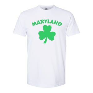 Irish Maryland Clover Softstyle CVC T-Shirt