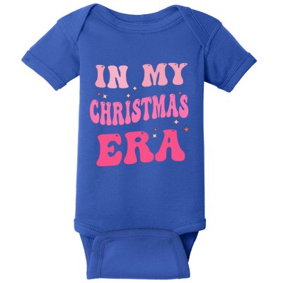 In My Christmas Vibes Era Groovy Matching Family Christmas Gift Baby Bodysuit