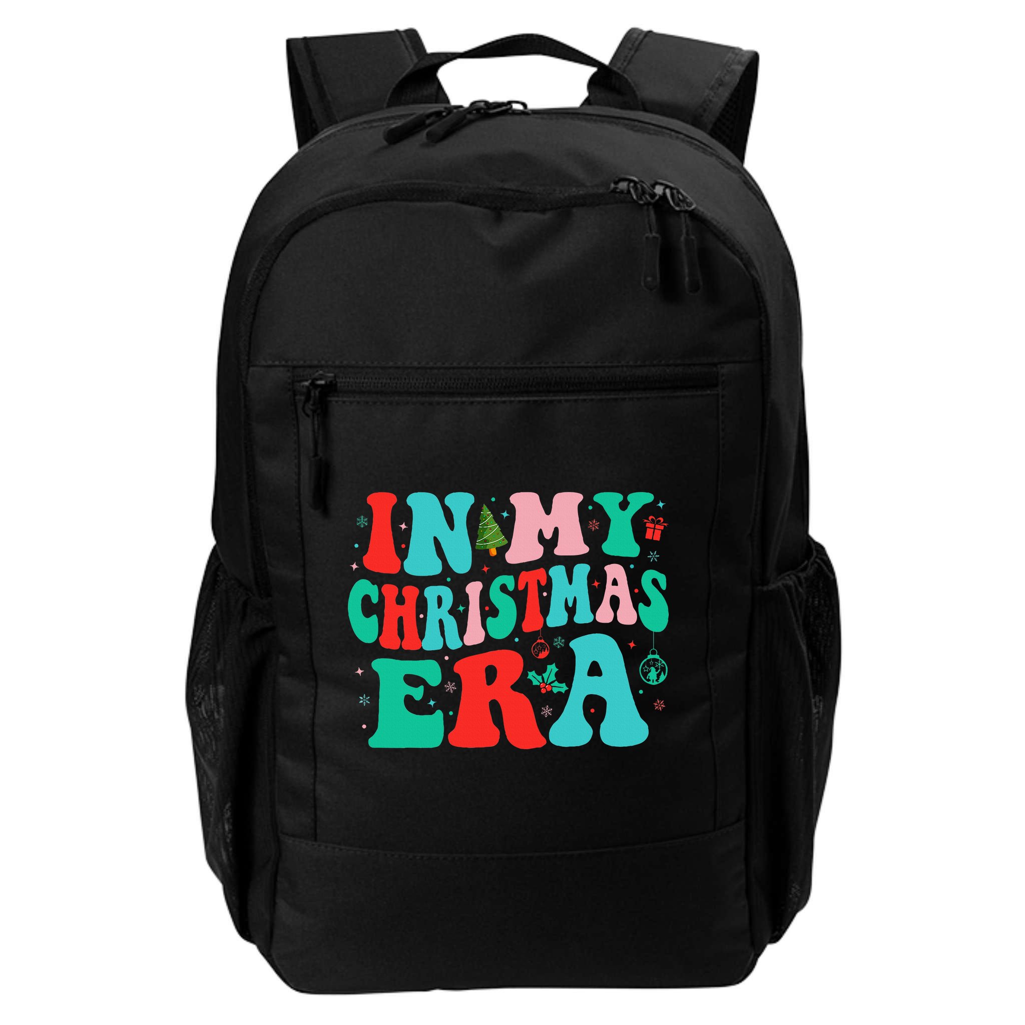 In My Christmas Era Cute Groovy Christmas Holiday  Backpack
