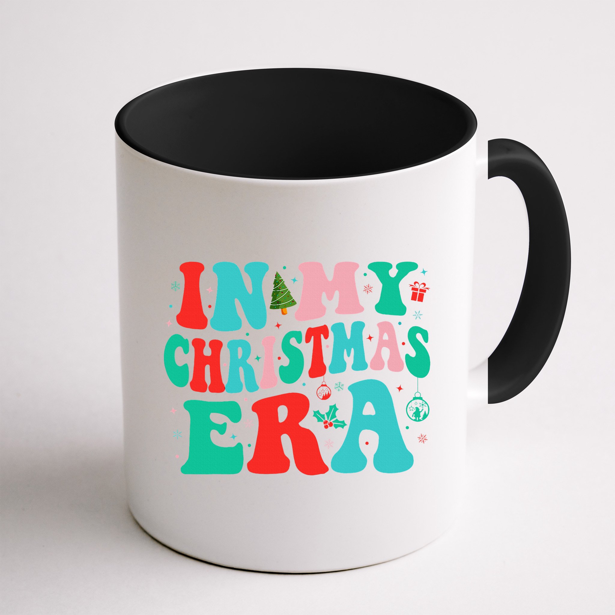 In My Christmas Era Cute Groovy Christmas Holiday  Mug