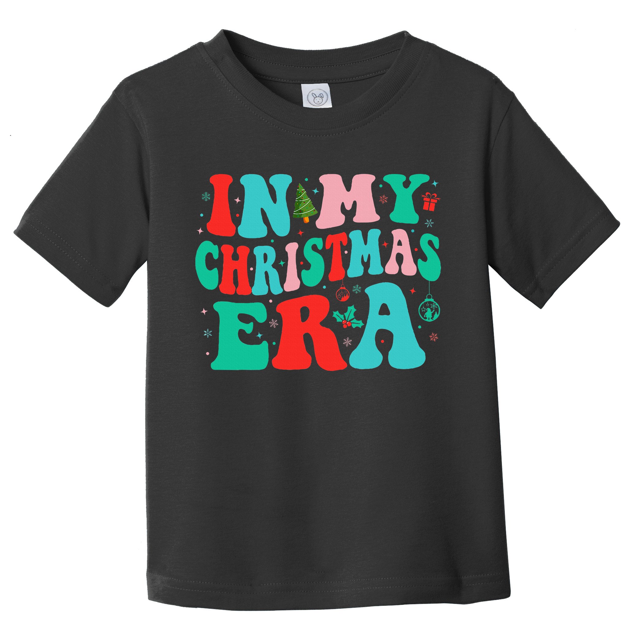 In My Christmas Era Cute Groovy Christmas Holiday  Toddler T-Shirt