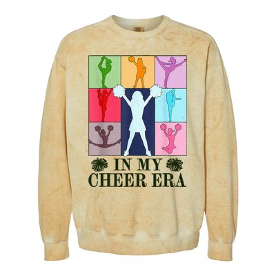 In My Cheer Era Cheer Leader Cheering Leadering Colorblast Crewneck Sweatshirt