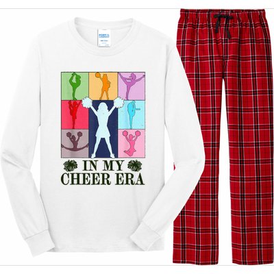 In My Cheer Era Cheer Leader Cheering Leadering Long Sleeve Pajama Set