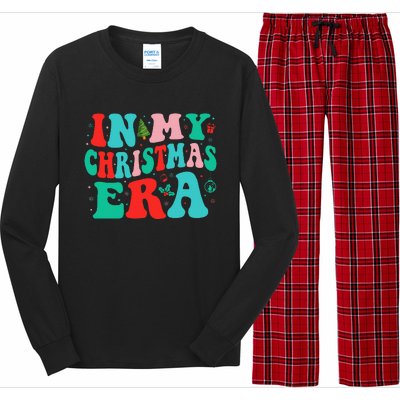 In My Christmas Era Cute Groovy Christmas Holiday Xmas Long Sleeve Pajama Set