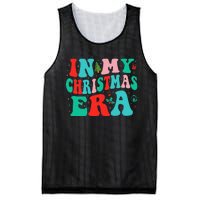 In My Christmas Era Cute Groovy Christmas Holiday Xmas Mesh Reversible Basketball Jersey Tank