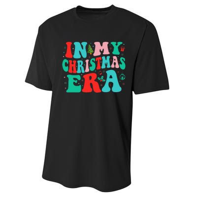 In My Christmas Era Cute Groovy Christmas Holiday Xmas Performance Sprint T-Shirt