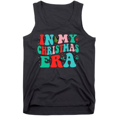 In My Christmas Era Cute Groovy Christmas Holiday Xmas Tank Top