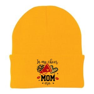 In My Cheer Mom Era Cheerleading Football Mom Life Knit Cap Winter Beanie