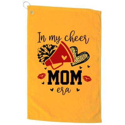 In My Cheer Mom Era Cheerleading Football Mom Life Platinum Collection Golf Towel