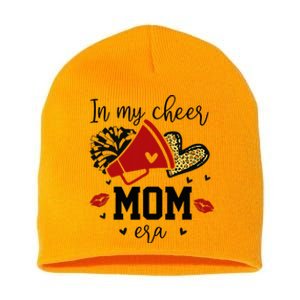 In My Cheer Mom Era Cheerleading Football Mom Life Short Acrylic Beanie