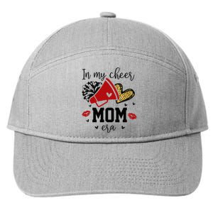 In My Cheer Mom Era Cheerleading Football Mom Life 7-Panel Snapback Hat