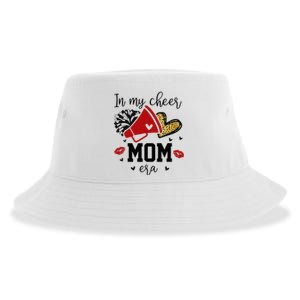 In My Cheer Mom Era Cheerleading Football Mom Life Sustainable Bucket Hat