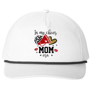 In My Cheer Mom Era Cheerleading Football Mom Life Snapback Five-Panel Rope Hat