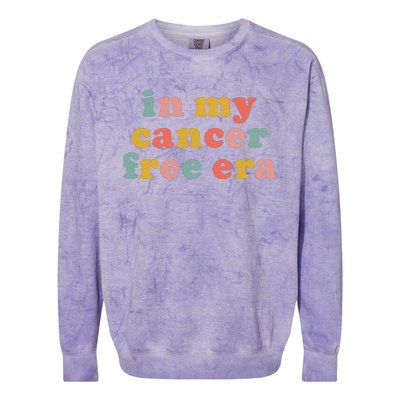 In My Cancer Free Era Colorblast Crewneck Sweatshirt