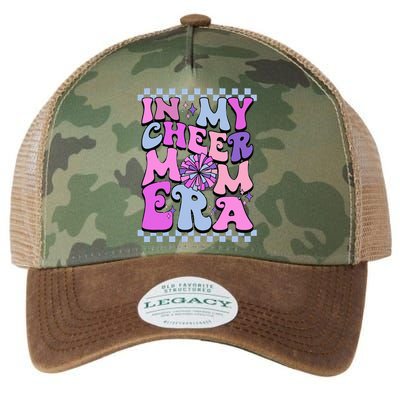 In My Cheer Mom Era Trendy Cheerleading Football Mom Life Legacy Tie Dye Trucker Hat