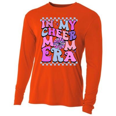 In My Cheer Mom Era Trendy Cheerleading Football Mom Life Cooling Performance Long Sleeve Crew