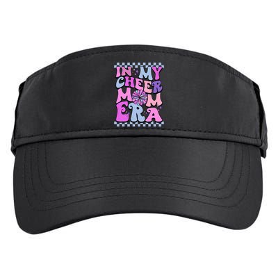 In My Cheer Mom Era Trendy Cheerleading Football Mom Life Adult Drive Performance Visor