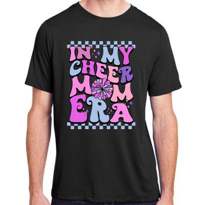 In My Cheer Mom Era Trendy Cheerleading Football Mom Life Adult ChromaSoft Performance T-Shirt