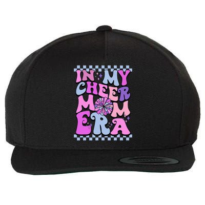 In My Cheer Mom Era Trendy Cheerleading Football Mom Life Wool Snapback Cap