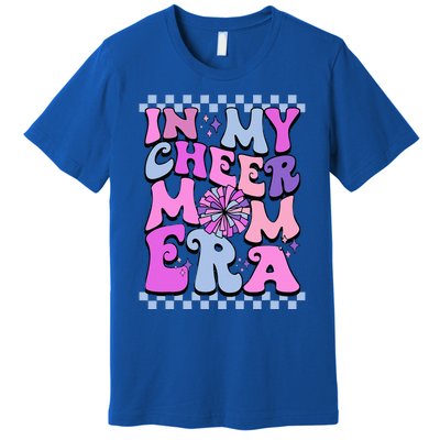 In My Cheer Mom Era Trendy Cheerleading Football Mom Life Premium T-Shirt