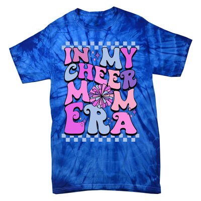 In My Cheer Mom Era Trendy Cheerleading Football Mom Life Tie-Dye T-Shirt