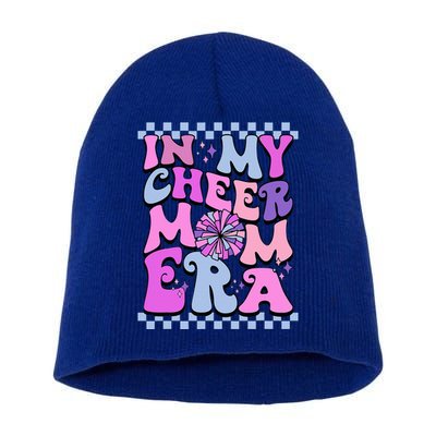 In My Cheer Mom Era Trendy Cheerleading Football Mom Life Short Acrylic Beanie