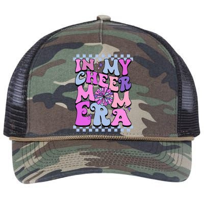 In My Cheer Mom Era Trendy Cheerleading Football Mom Life Retro Rope Trucker Hat Cap