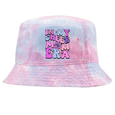 In My Cheer Mom Era Trendy Cheerleading Football Mom Life Tie-Dyed Bucket Hat