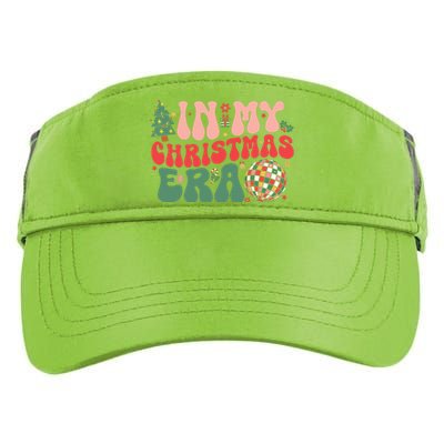 In My Christmas Era Groovy Retro Adult Drive Performance Visor