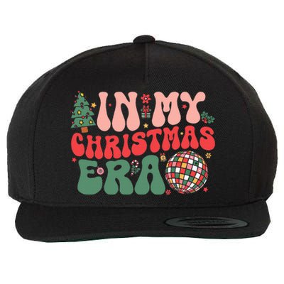 In My Christmas Era Groovy Retro Wool Snapback Cap