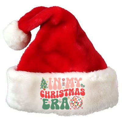 In My Christmas Era Groovy Retro Premium Christmas Santa Hat