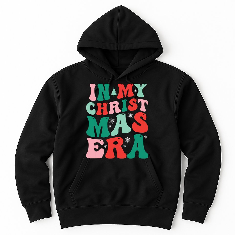 In My Christmas Era Groovy Xmas Hoodie