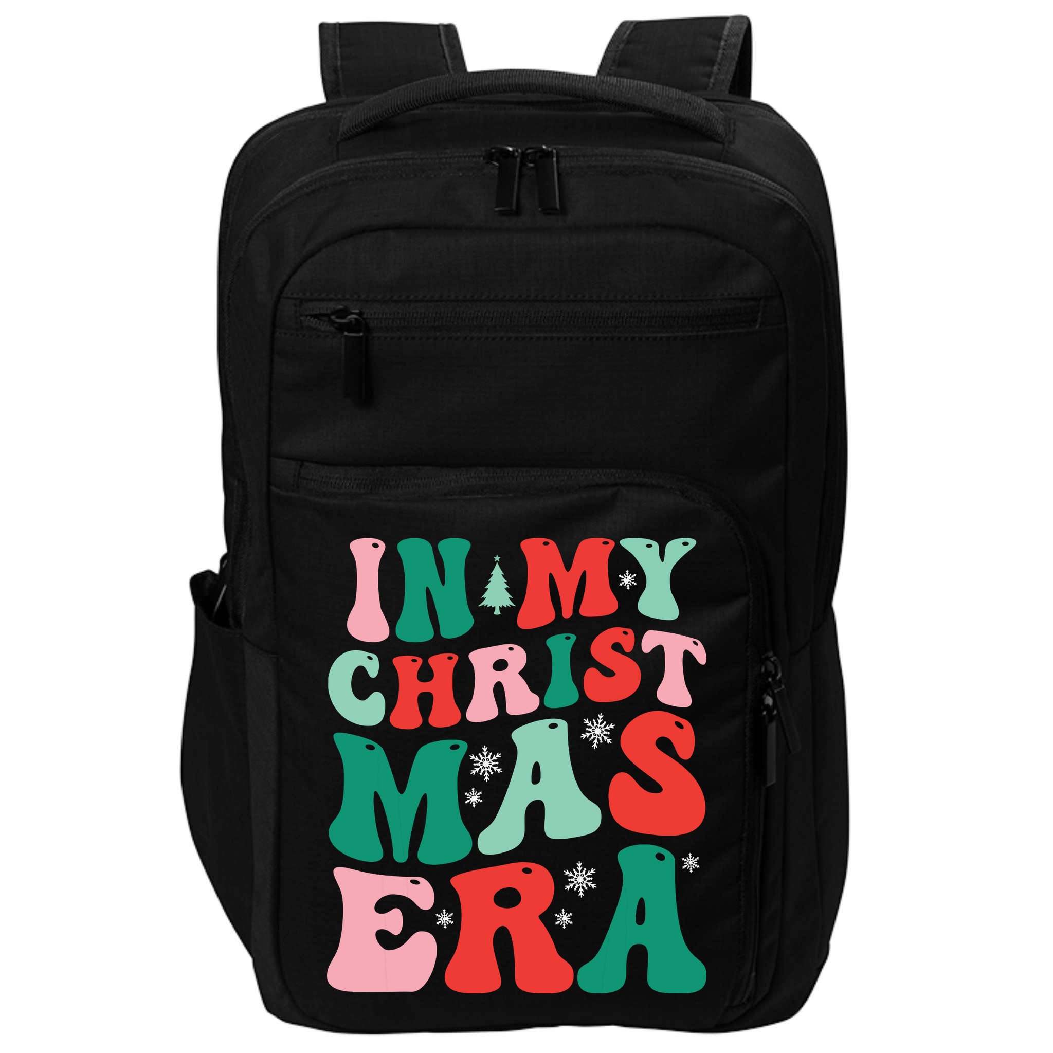 In My Christmas Era Groovy Xmas Impact Tech Backpack