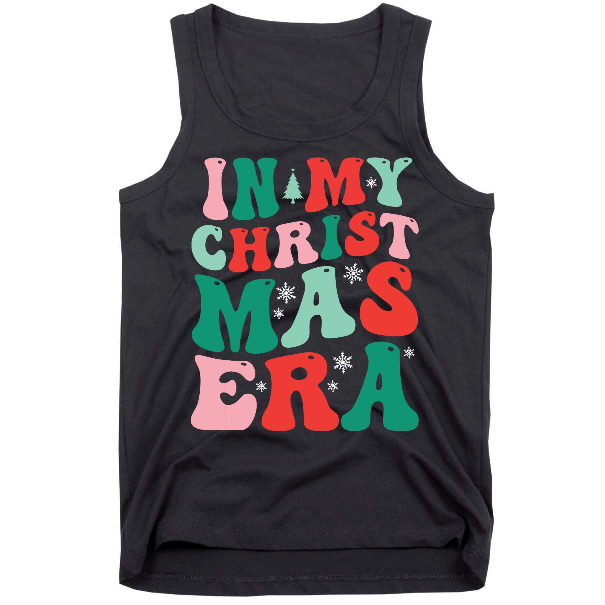 In My Christmas Era Groovy Xmas Tank Top