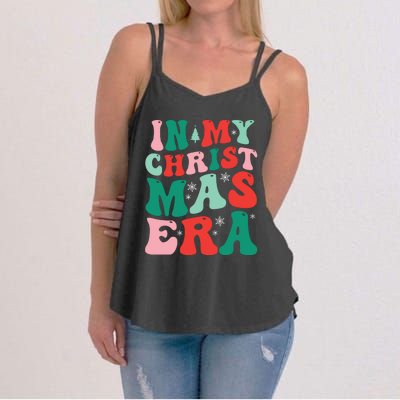 In My Christmas Era Groovy Xmas Women's Strappy Tank