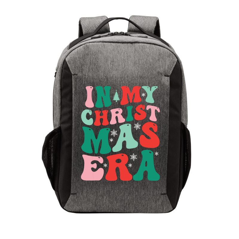 In My Christmas Era Groovy Xmas Vector Backpack