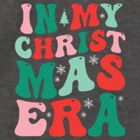 In My Christmas Era Groovy Xmas Vector Backpack