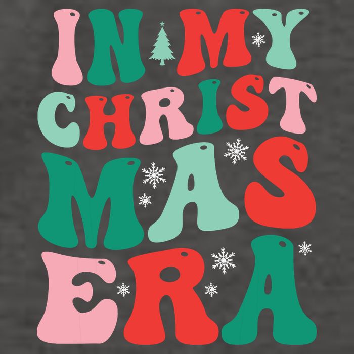 In My Christmas Era Groovy Xmas Vector Backpack