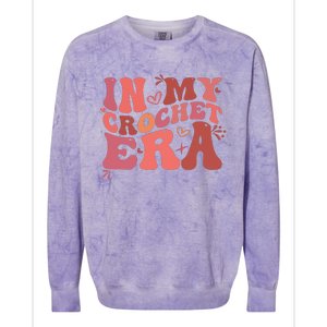 In My Crochet Era Colorblast Crewneck Sweatshirt