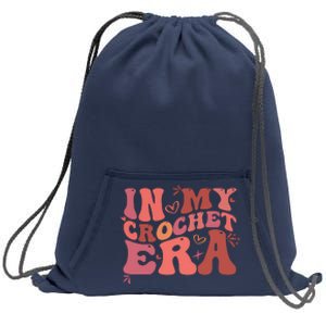 In My Crochet Era Sweatshirt Cinch Pack Bag