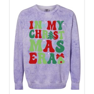 In My Christmas Era Xmas Party Season Pjm Cool Gift Colorblast Crewneck Sweatshirt